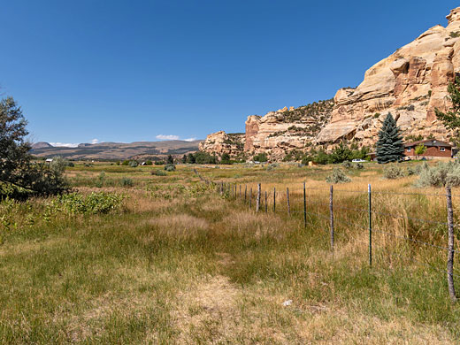 Grassland of Dry Fork Canyon