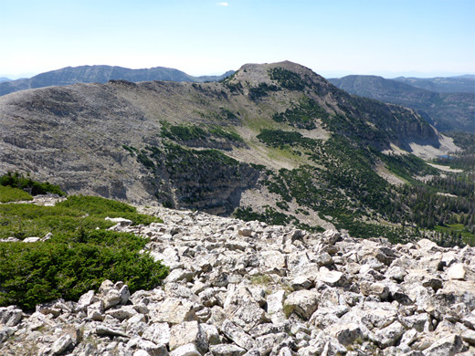 Notch Mountain - view west
