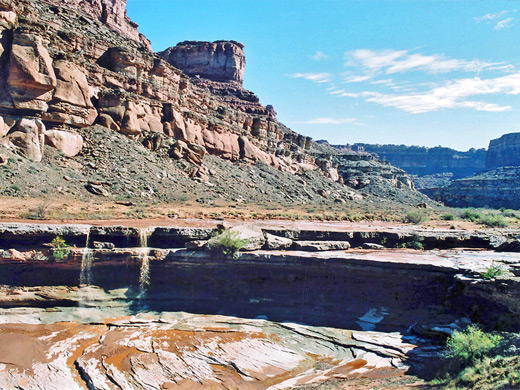 Junction of Big Spring Canyon and Salt Creek
