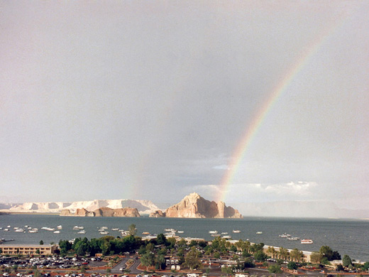 Rainbow over Castle Rock