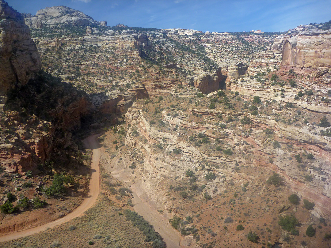 Road through the canyon