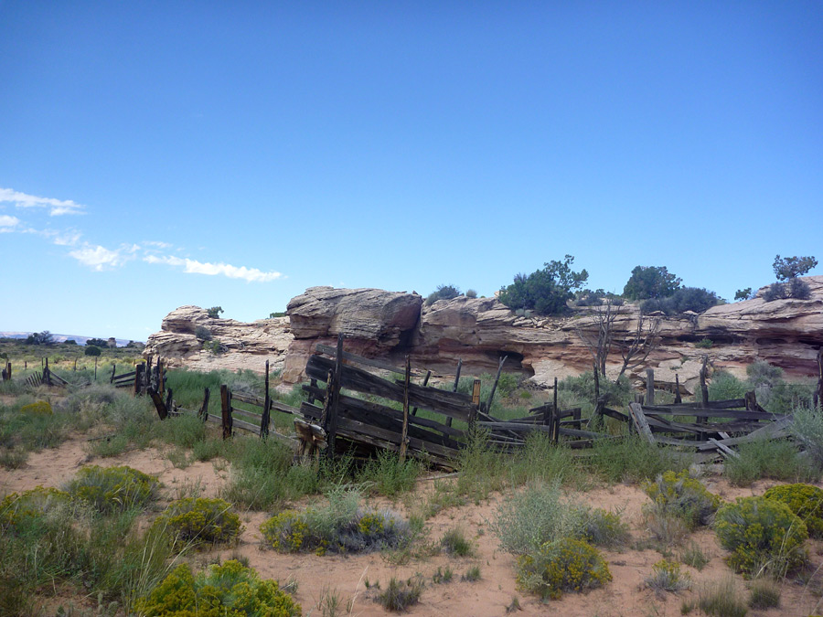 Corral along the trail
