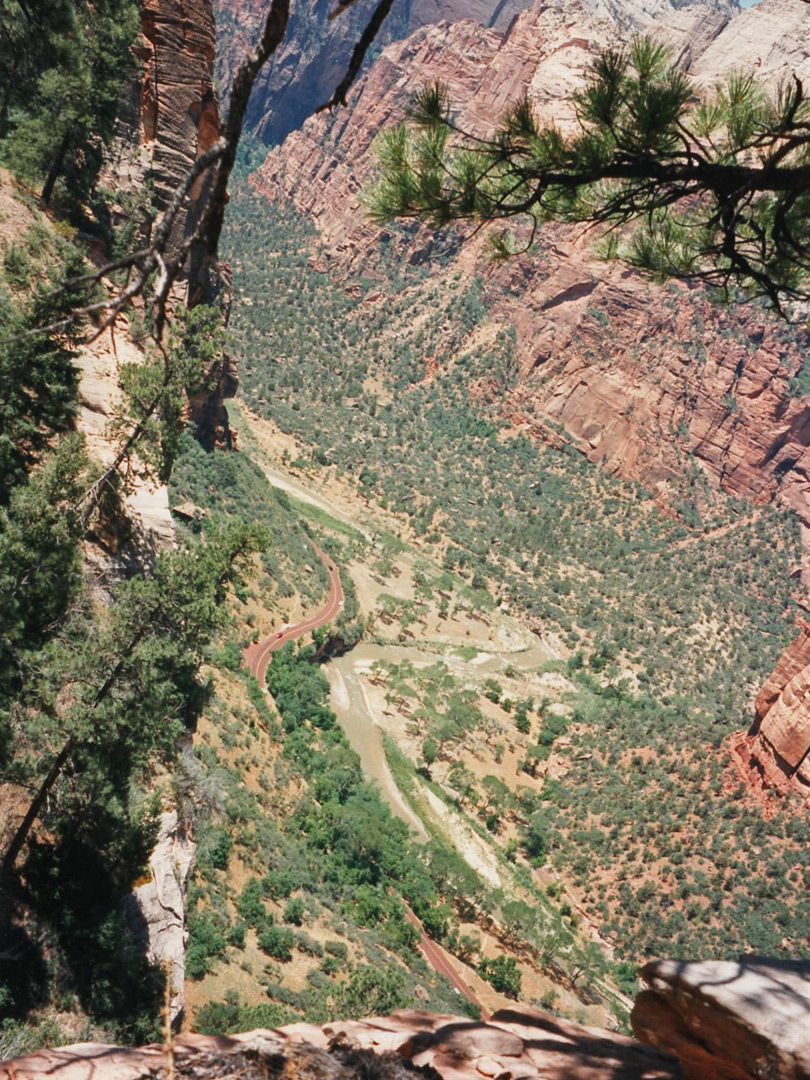Zion Canyon, from the start of Hidden Canyon