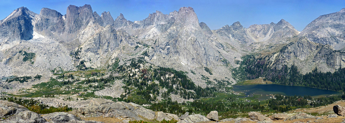 Lonesome Lake and Cirque of the Towers, Wind River Range