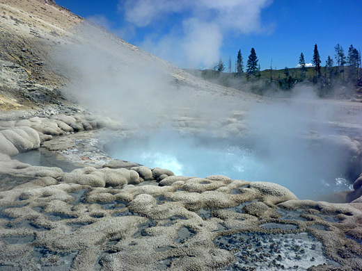 Photographs of Crater Hills Geyser