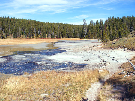 Trail through the basin