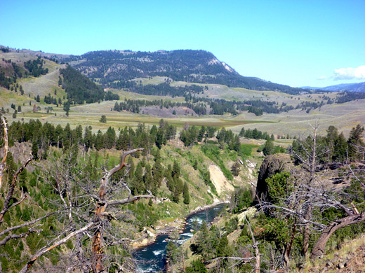 Lower end of the Grand Canyon of the Yellowstone River