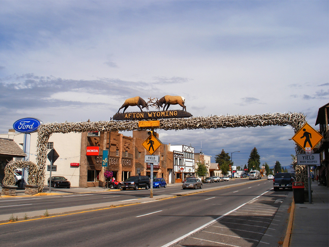 Elkhorn arch in Afton