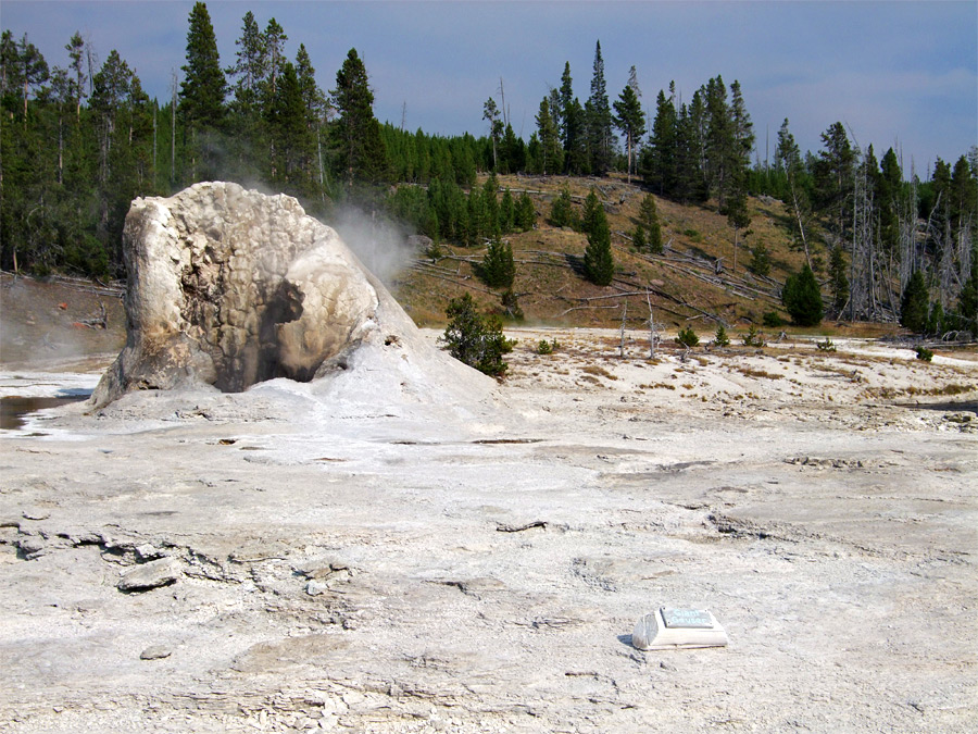 Giant Geyser, gently steaming