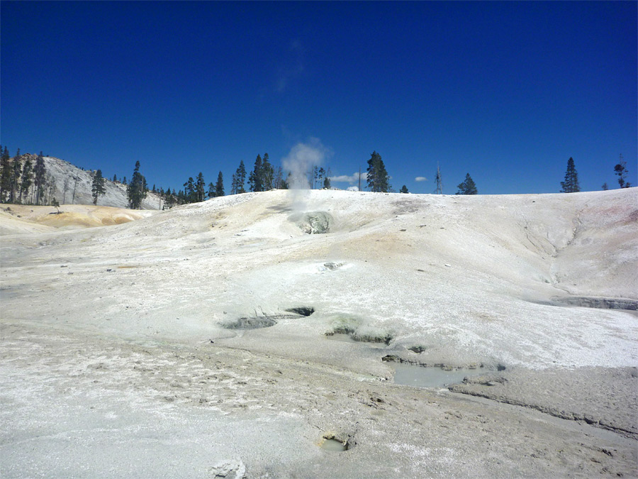 Vents and white earth