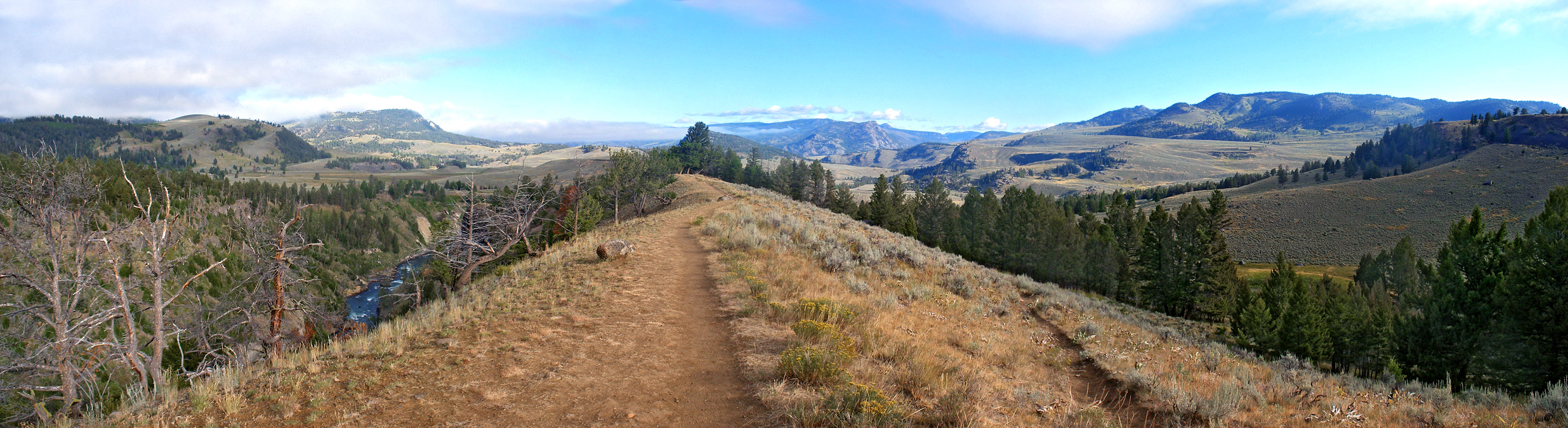 Ridge near the start of the trail