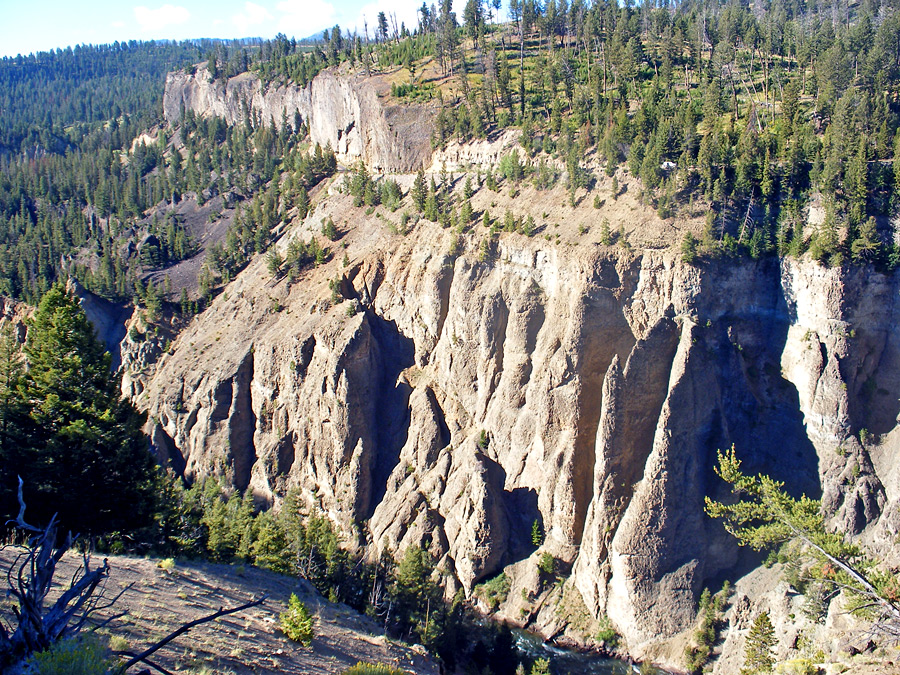 Cliffs near Tower Falls