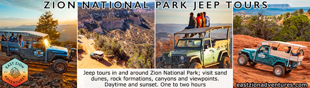 Jeep tours near Zion National Park