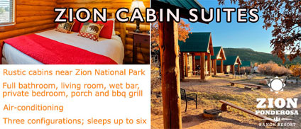 Rustic Cabins near Zion National Park