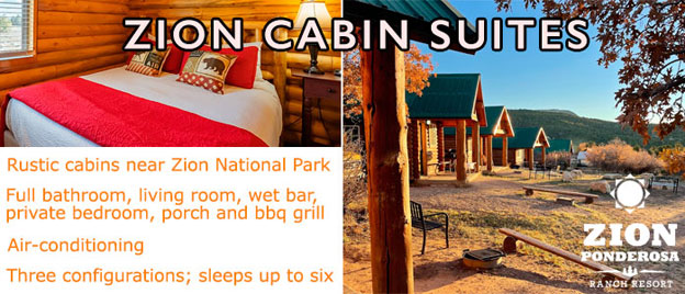 Rustic Cabins near Zion National Park