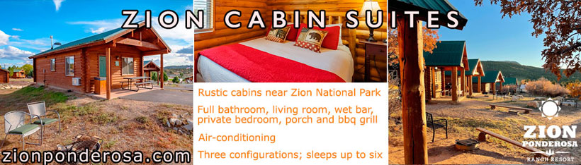 Rustic Cabins near Zion National Park