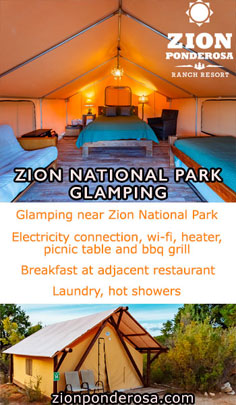 Glamping near Zion National Park