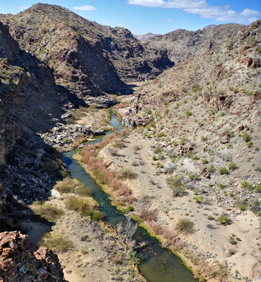 View downstream