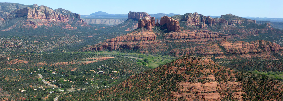 View south from the mesa edge