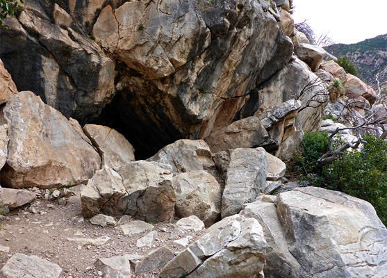 Limestone boulders