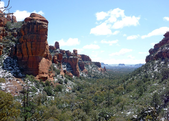 View south down Fay Canyon