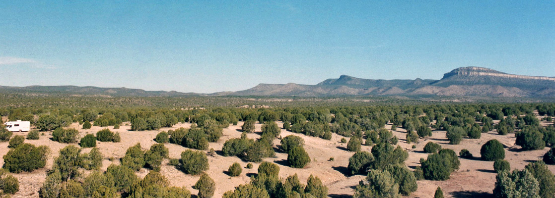 Typical view in the Hualapai Indian Reservation
