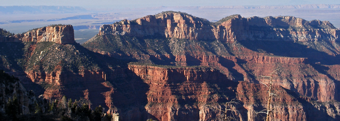 Boundary Ridge and Saddle Mountain, north of Point Imperial