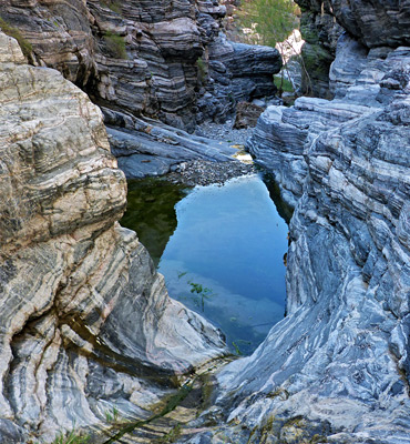 The narrows of Ives Wash