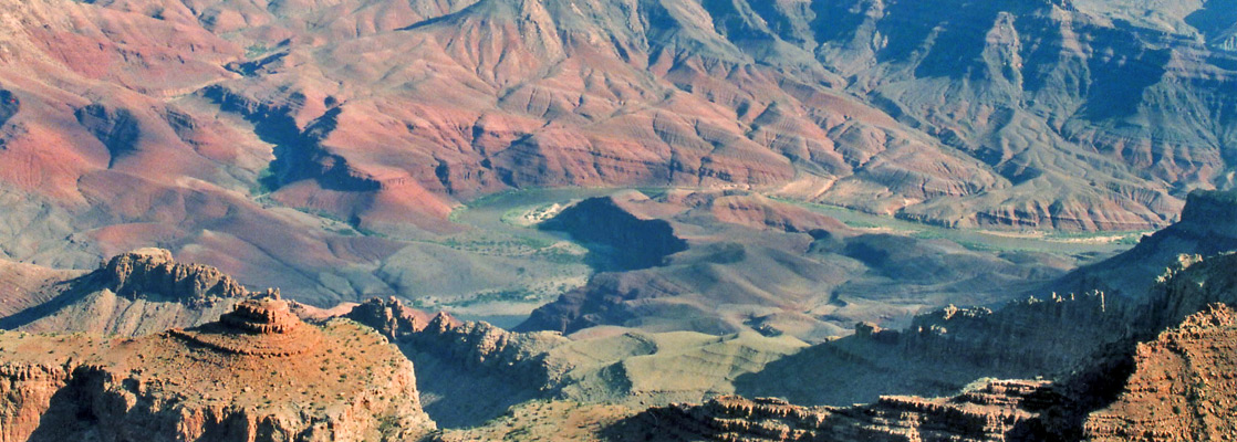 Unkar Delta, beyond Escalante Butte