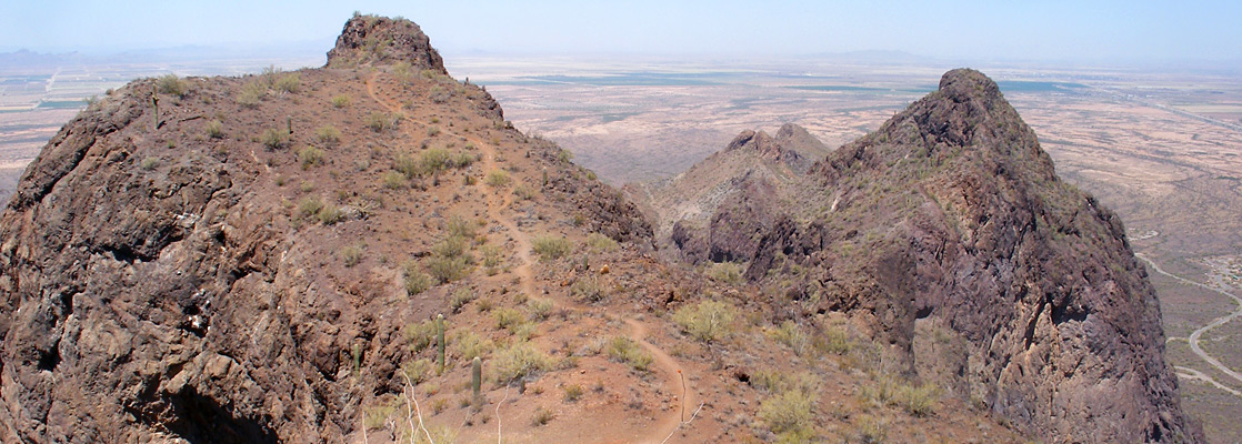 Trail to the summit of Picacho Peak