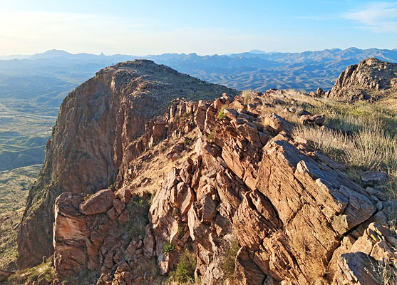 Southwest corner of Picketpost Mountain