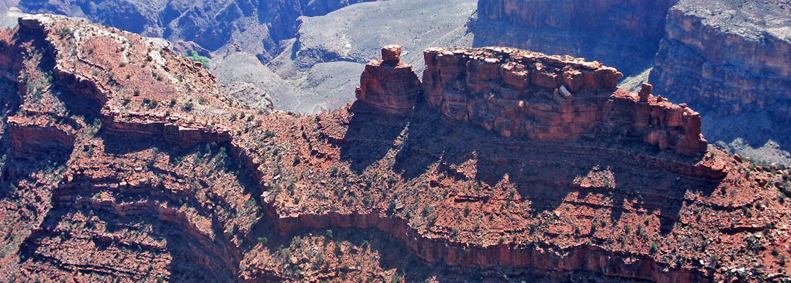 View east from Powell Point; ridge below Maricopa Point