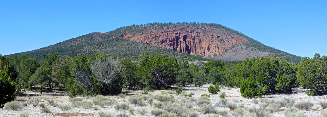 Red Mountain, along the 1.5 mile approach trail