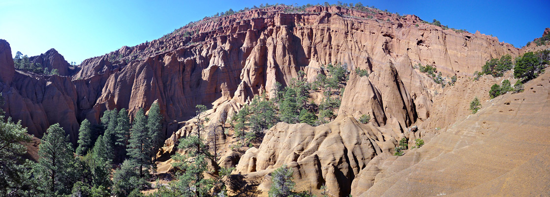 Wide view of the Red Mountain amphitheather