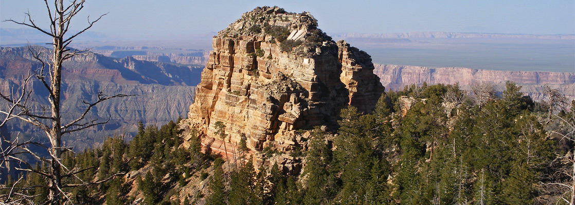 Tritle Peak, east of Roosevelt Point