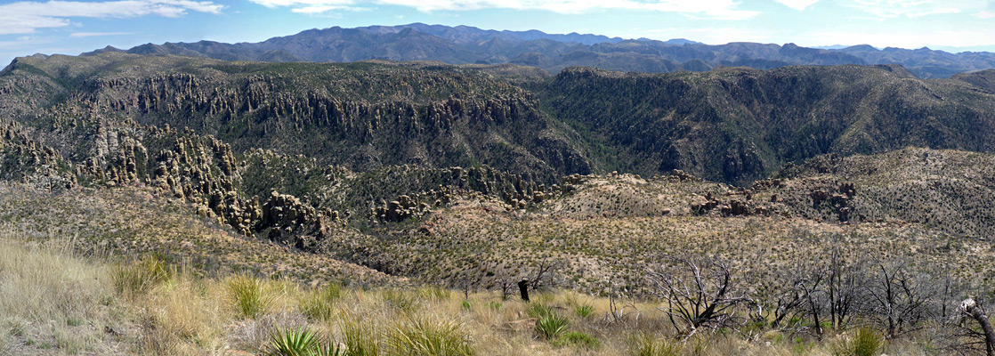 Panorama south from the summit of Sugarloaf Mountain