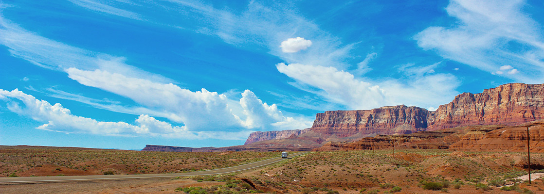 US 89A below the Vermilion Cliffs