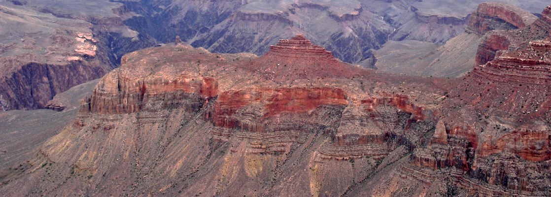 View east of Yaki Point, looking towards Clear Creek