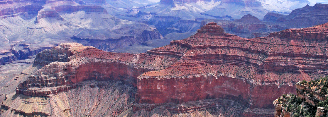 O'Neill Butte and Cedar Ridge - view east from Yavapai Point