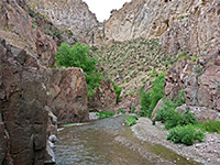 Rocky passageway