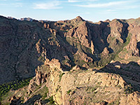 Cliffs above Arch Canyon