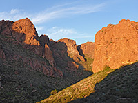 Sunset on the canyon