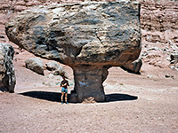 Balanced rock, Lees Ferry, Arizona