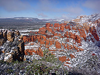 View west to Black Mountain