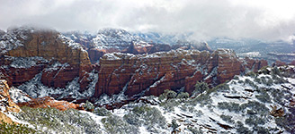 Ridge bordering Fay Canyon