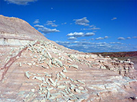 Fallen rocks