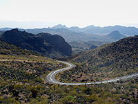 Road below Sitgreaves Pass