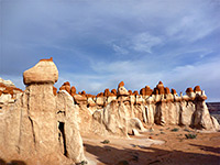 Red and white rocks