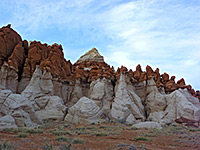 Eroded cliff face