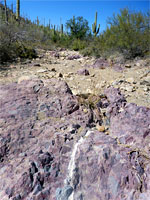 Purple rock